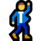 Man Dancing emoji on Microsoft